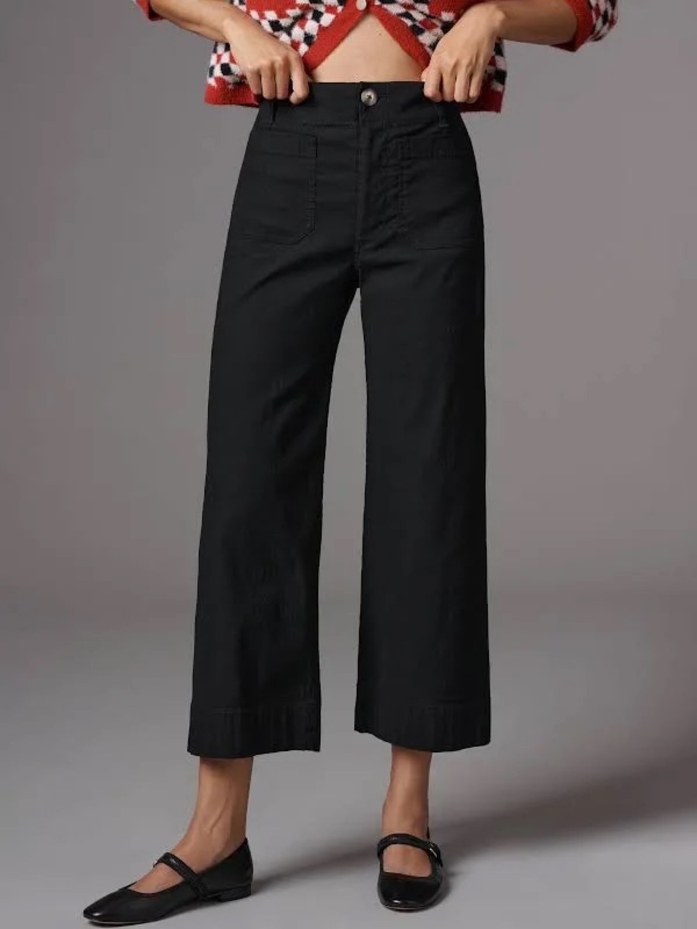 Anthropologie Maeve Collette Black Pants 27 Tall